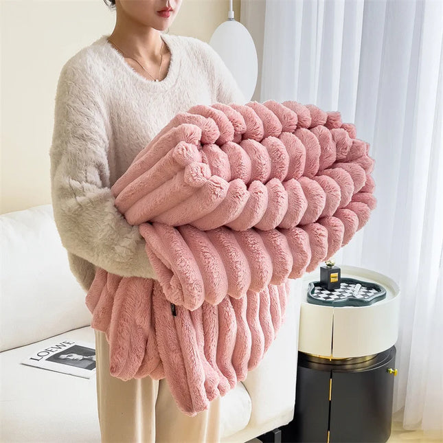 Cozy Flannel Winter Blanket