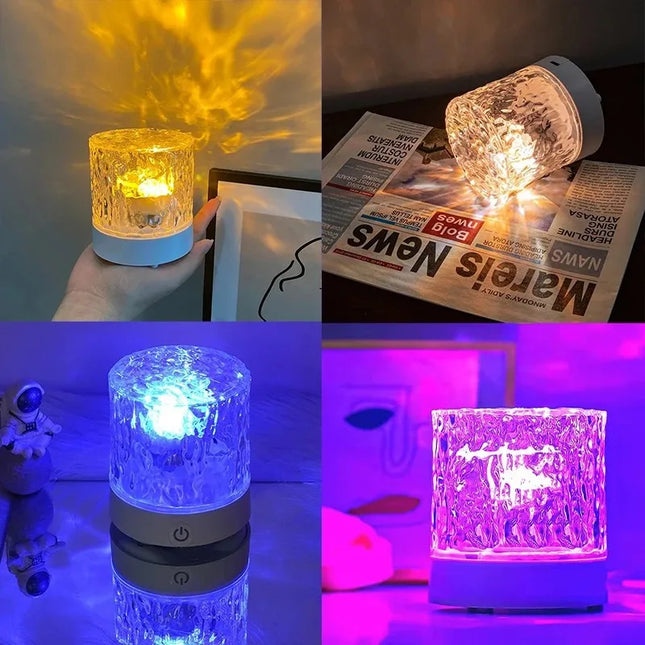 LED Water Ripple Projector Night Light