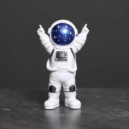 4 Pcs Astronaut Figurine Statues Educational Toy