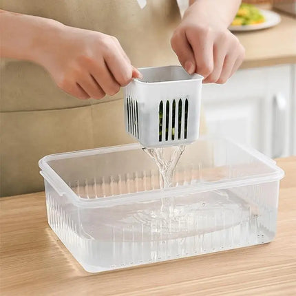 4/6 Grid Refrigerator Storage Box