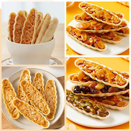 5/10/15pcs Boat Shape Egg Tart Mold Aluminum Cookies Fruit Cake Moulds For Kitchen Pudding Pastry Baking Decorating Tools