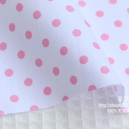160x50cm Pure Cotton Cartoon Fabric, Making Cone Cake Ice Cream Printing Children's Bedding Cloth