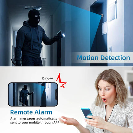 Smart Video Peephole Camera with Wi-fi