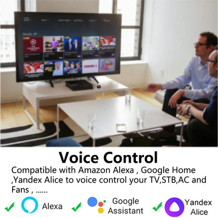 Wi-Fi IR Remote Control Smart Universal TV AC Alexa Google Home