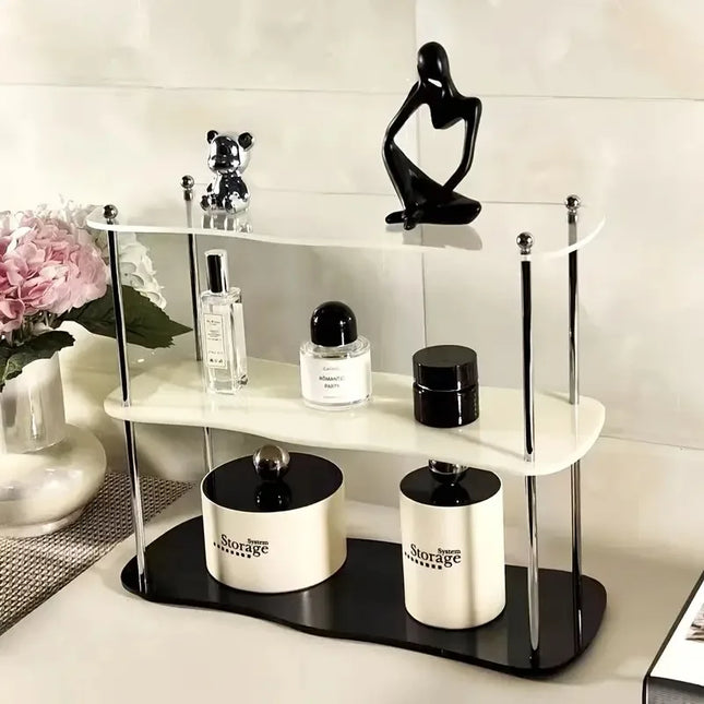 3-Layer Acrylic Desktop Storage Rack