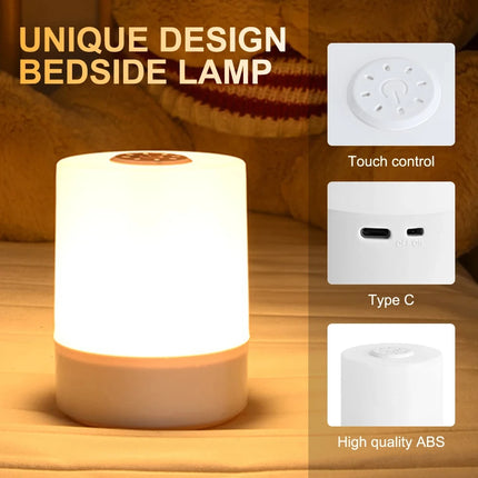 Touch Night Lamp with 3 Dimming Modes