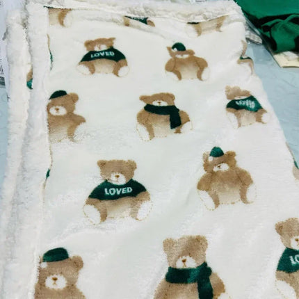 Winter Baby Blanket Swaddle Wrap Flannel Lamb Fleece Warm Quilt for Newborn Bedding Soft Baby Stroller Blanket for Newborn Hot