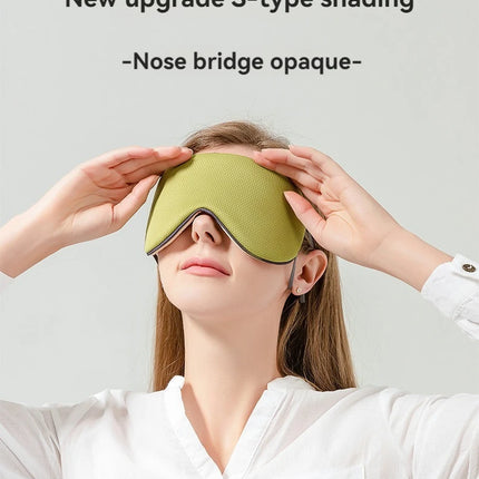 Sleeping Eye Mask Korean Style Ice Silk Warm And Cool Dual Use Adjustable Travel Light Blocking Breathable Eye Mask