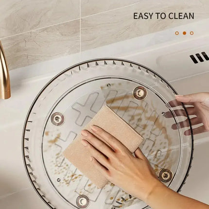 Rotating Tray Spice Rack Pantry Cabinet Turntable With Base Storage Bin Kitchen Organizer For Seasoning Cosmetic Storage Box