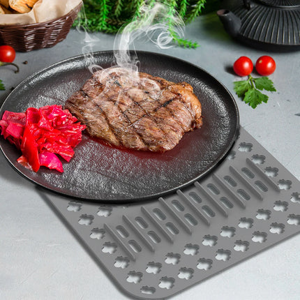 Silicone Sink Protector Non-slip Sink Mat for Bottom Heat-Resistant Grid Tableware Dish Drying Pad Draining Kitchen Accessories