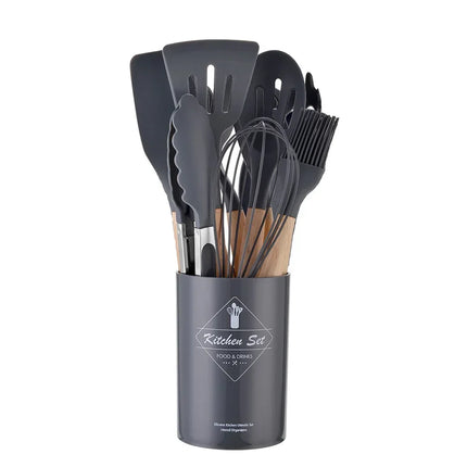 12Pcs Silicone Kitchen Utensils Set