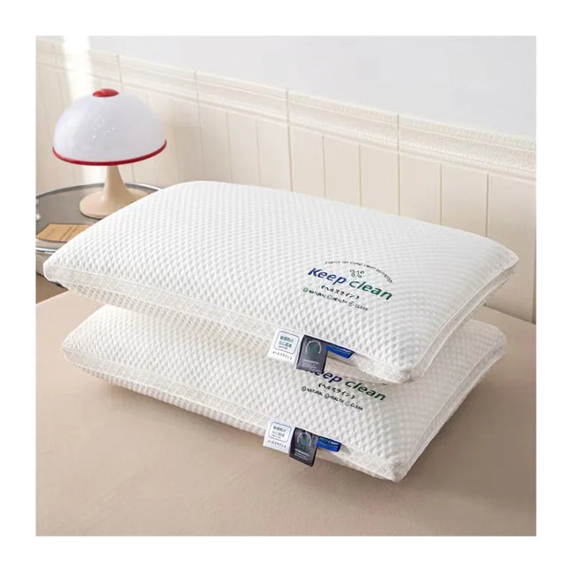 3D Neck Pillow with High Elasticity and NonCollapse, Soft Neck Protection, Single PersonSleeping Pillow, Hotel Home Bedding
