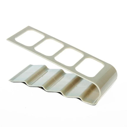 Creative Four Grid Remote Control Storage Rack Storage Box Plastic Desktop Rack Home Storage Organization