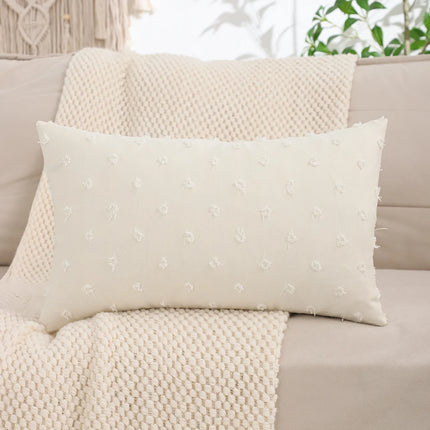1 PC Jacquard Linen Decoration Throw Pillow Cover Living Room Decoration