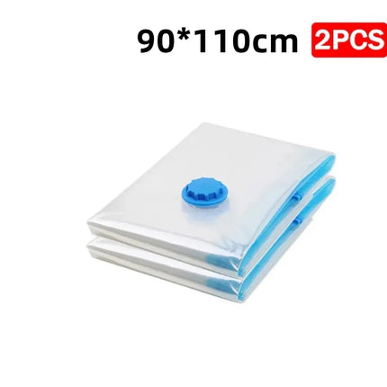 Vacuum Storage Bags More Space Save Compression Travel Seal Zipper for Clothes Pillows Bedding Closet Home Organizer