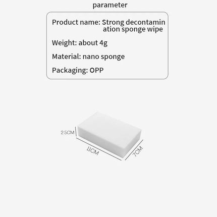 Japanese Independent Packaging Nano Sponge Melamine Sponge Wipe Kitchen and Bathroom Cleaning Cleaning Gadget Spong Mop