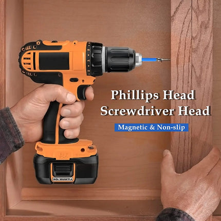 Magnetic Screwdriver Bit Set Anti Slip Non Cross Phillip Electric Drill Screw Driver Head Kit Impact Batch Power Hand Tool PH PZ