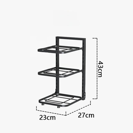 Adjustable Stainless Steel Kitchen Pot Rack