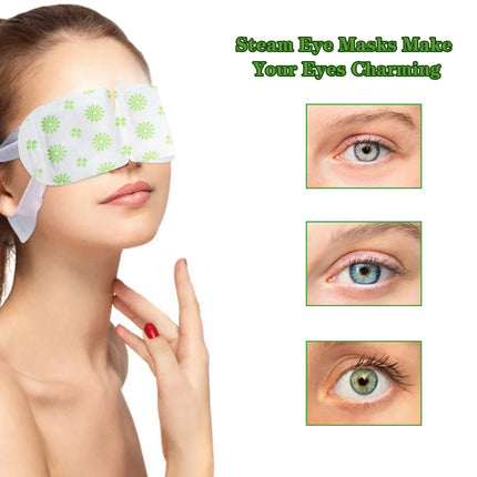 Disposable Herbal Steam Eye Mask With Warm And Hot Compress To Soothe Relax The Eyes, Shading And Eye Protection Portable Travel