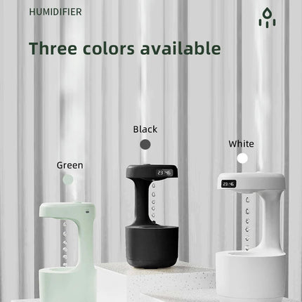 Humidifier Home Office Desktop Water Replenishment Device Creative Backflow Anti gravity Water Drop Humidifier
