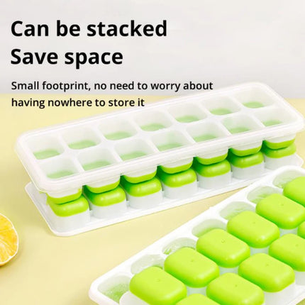 14-Grid Silicone Ice Cube Tray Mold