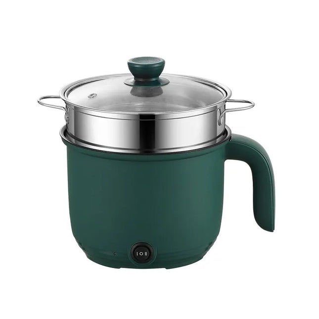 1.5L Mini Home Cooking Pot Multifunctional Rice Cooker Non Stick Pan Safety Material Potable Stockpot Utility Electrice
