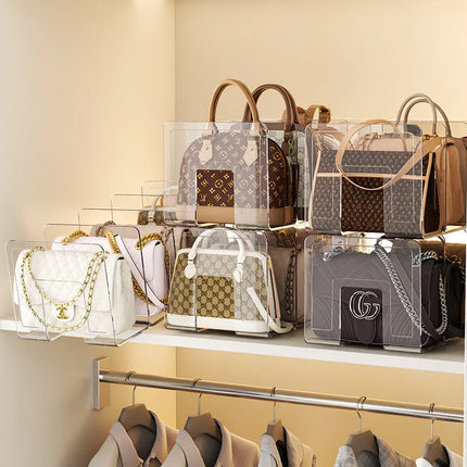 Acrylic Handbag Storage Rack Organizer