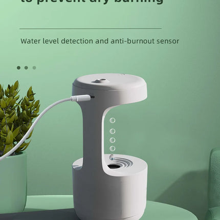 Humidifier Home Office Desktop Water Replenishment Device Creative Backflow Anti gravity Water Drop Humidifier