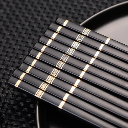 10/2PCS Reusable Sushi Chinese Chopsticks Korean Chopsticks Non-slip Chop Sticks Kitchen Dining Tableware Cutlery Set Accessorie