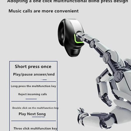 Bluetooth Earphone Clip On Monaural Inear Motion Stereo Bone Conduction Gd28 Business Wireless Earphone Mini Monaural Tws