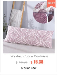 Solid Color Flannel Long Pillow Case Soft Comfortable Adults Double Lover Sleeping Pillow Cover Bedding Body Pillowcase