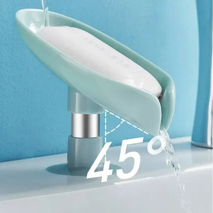 Leaf Shape Soap Holder with Suction Cup