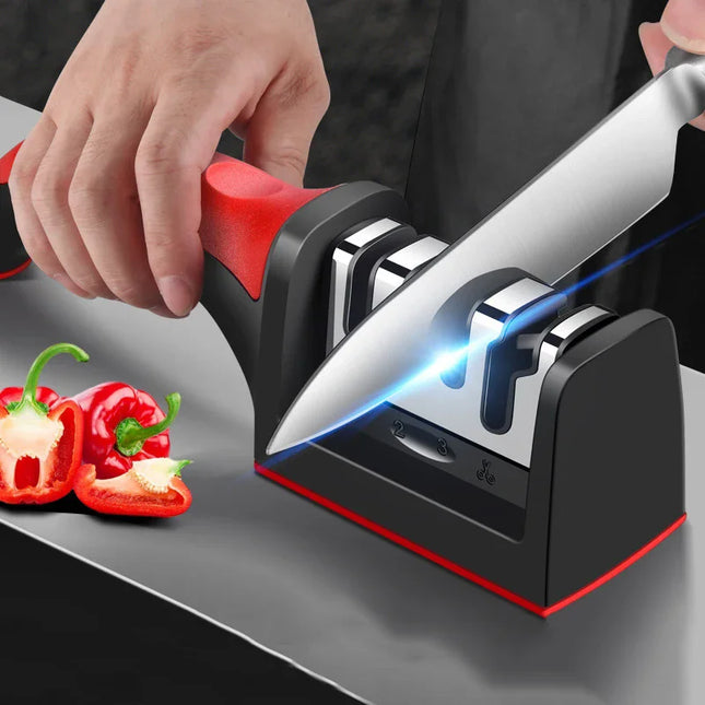 3-Segment Kitchen Knife Sharpener