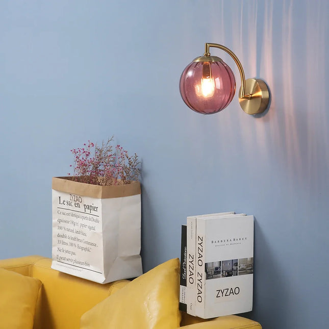 Modern LED Wall Lamp Glass Sconce