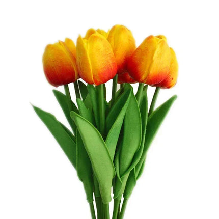 3/5PCS Artificial Tulip Bouquet Real Touch Flowers