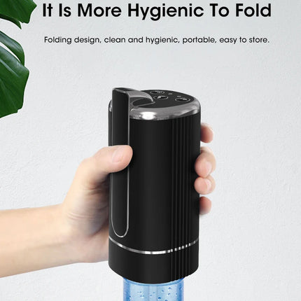 Water Dispensers Foldable Water Bottle Pump Automatic Dispenser Pump Button Control Portable Electric Water Dispenser for Home