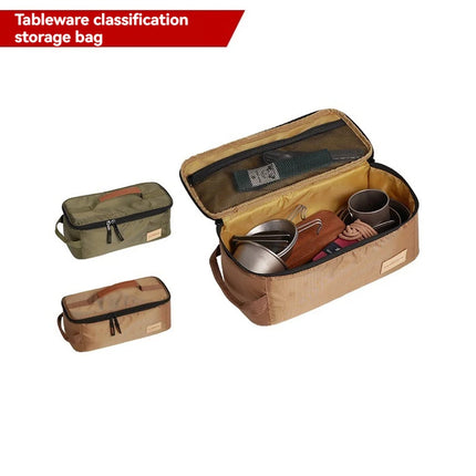 Portable Camping Cutlery Pouch Large Capacity