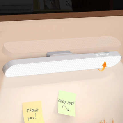 LED Table Lamp Magnetic Hanging USB Rechargeable Desk Lamp 3 Color Reading Light Dimmable Cabinet Closet Wardrobe Night Light