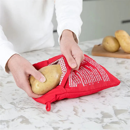 Microwave Oven Potato Cooker Bag Baked   Cooking  Quick Fast Kitchen Accessories