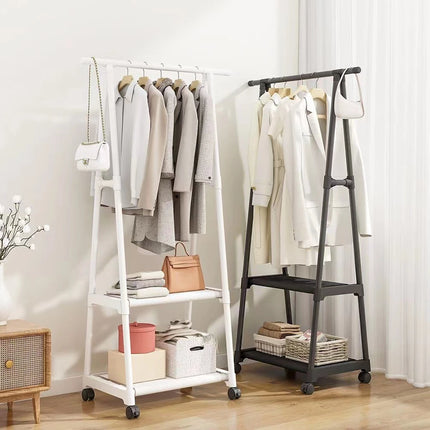Triangle Floor Standing Clothes Rack