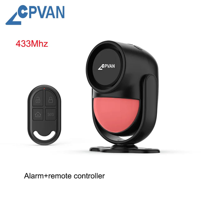 Wireless Motion Detector Alarm with Door Sensor