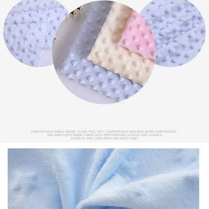 Baby Blanket Swaddling Blanket Warm Soft Fleece Blanket Winter Bedding Quilts Baby Bedding Swaddling Bag