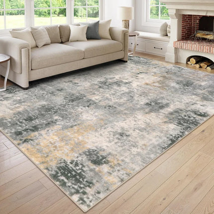 VIKAMA Crystal Pile Carpet Modern Abstract Living Room Kitchen Bathroom Entryway Washable Rugs Stain-resistant Large Mats