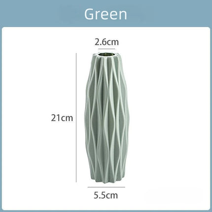Diamond Plastic Vase Imitation Ceramic Flower Pot