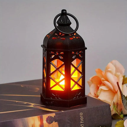 Retro Hexagonal LED Lantern