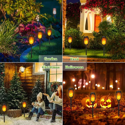 Solar Flame Torch Lights