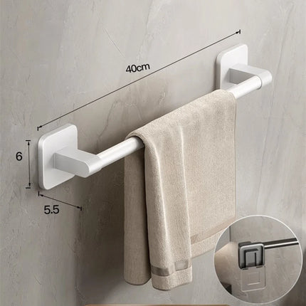 Wall-Mounted Towel & Slipper Rack