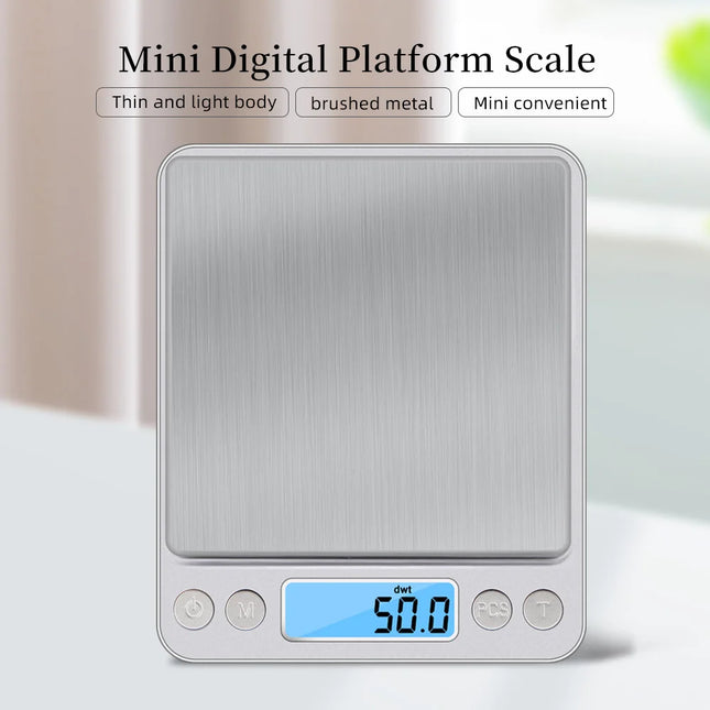 500g 0.01g LCD Digital Scale