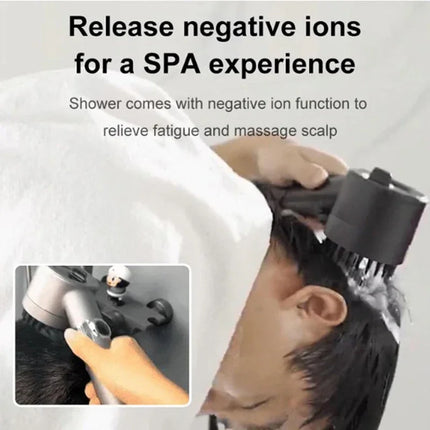 Shower Head Kit High Pressure Shower Head for Hard Water High Pressure Shower 3-mode Adjustable Spray with Massage Bathroom