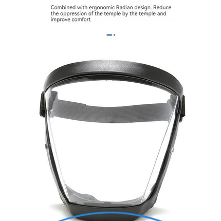 Dust-Resistant and Anti-Fog Transparent Mask: High-Definition, Fog-Free Welding Goggles with Head-Mounted Full-Face Protection